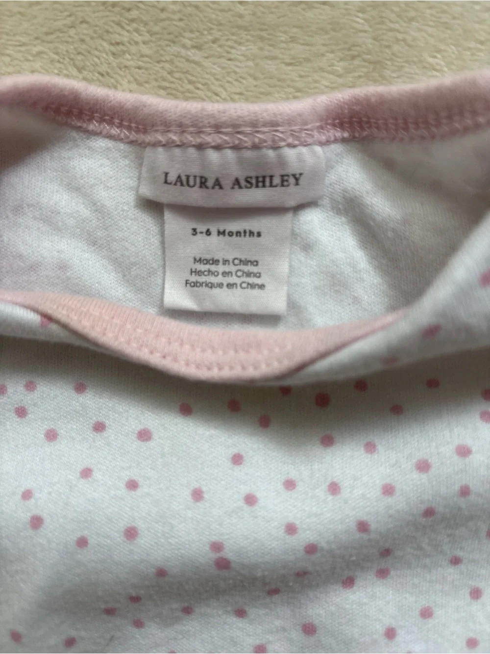 Baby girl lot 6 piece set matching sleep sack tops bottoms 3-6 month EUC NWOT